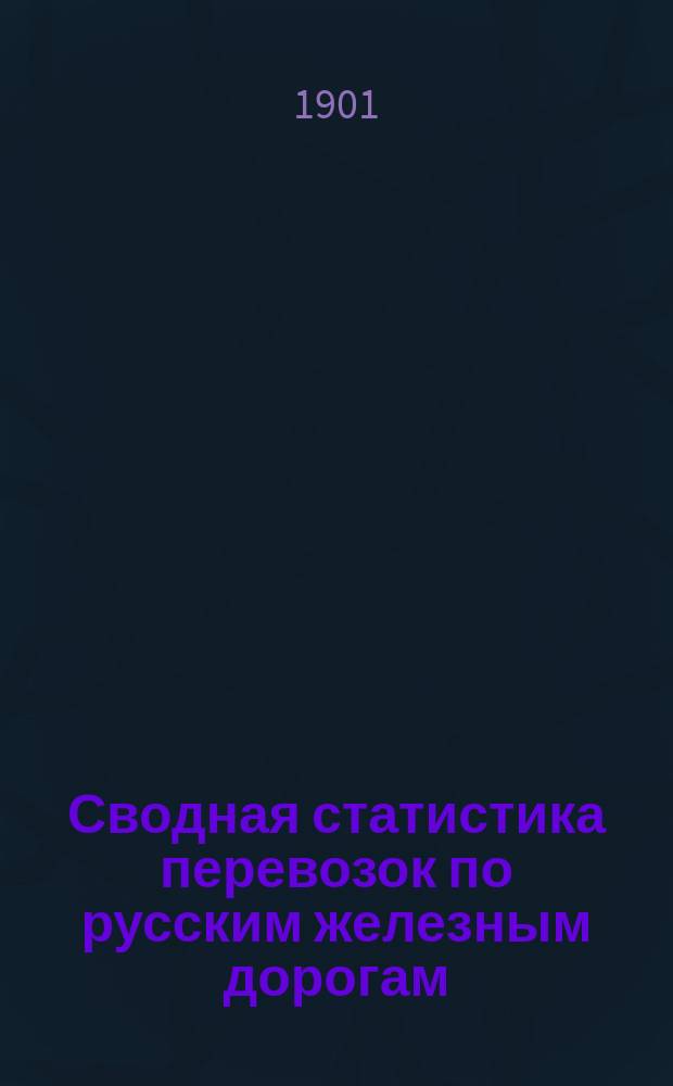 Сводная статистика перевозок по русским железным дорогам : Изд. деп. ж.-д. дел М-ва финансов. 1899, Вып.4 : Хлебные грузы. (По номенклатуре хлебных грузов, опубликованной в Своде тарифов на перевозку хлебных грузов. Сборник тарифов №1067, тар. №6550). Статистика отправления