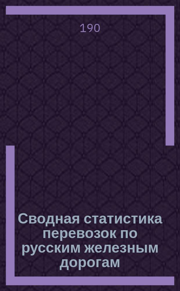 Сводная статистика перевозок по русским железным дорогам : Изд. деп. ж.-д. дел М-ва финансов. 1902, Вып.58 : Камни и минералы не в деле и в изделиях (Гр. 41 ...)