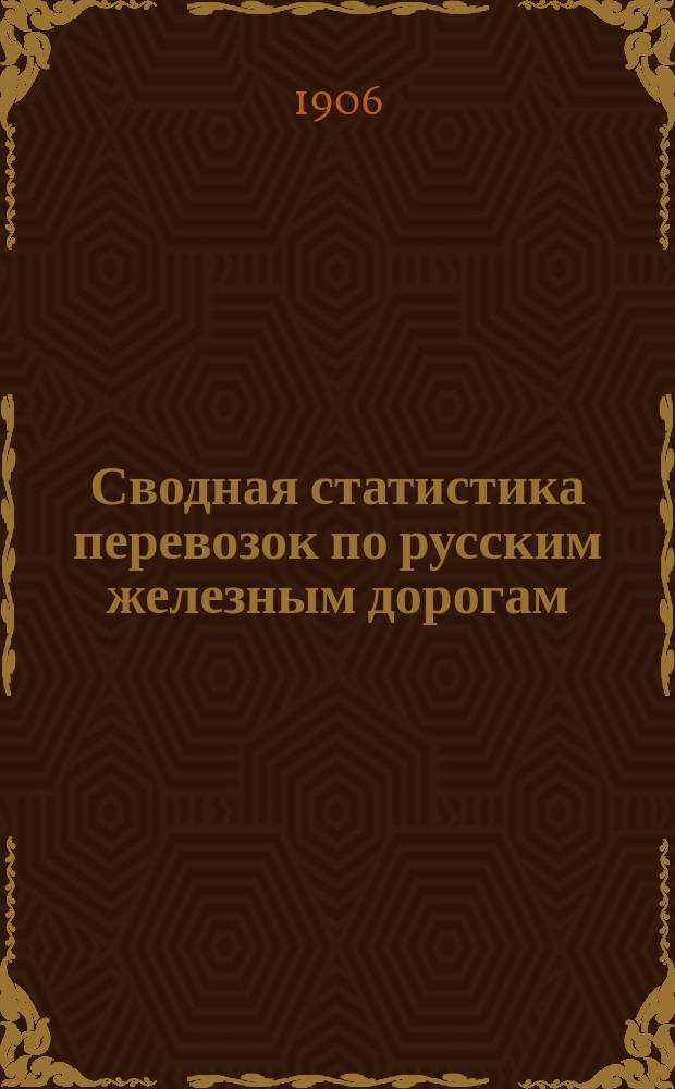 Сводная статистика перевозок по русским железным дорогам : Изд. деп. ж.-д. дел М-ва финансов. 1903, Вып.44 : Крахмал (в том числе мука картофельная) (Гр. 68 ...)