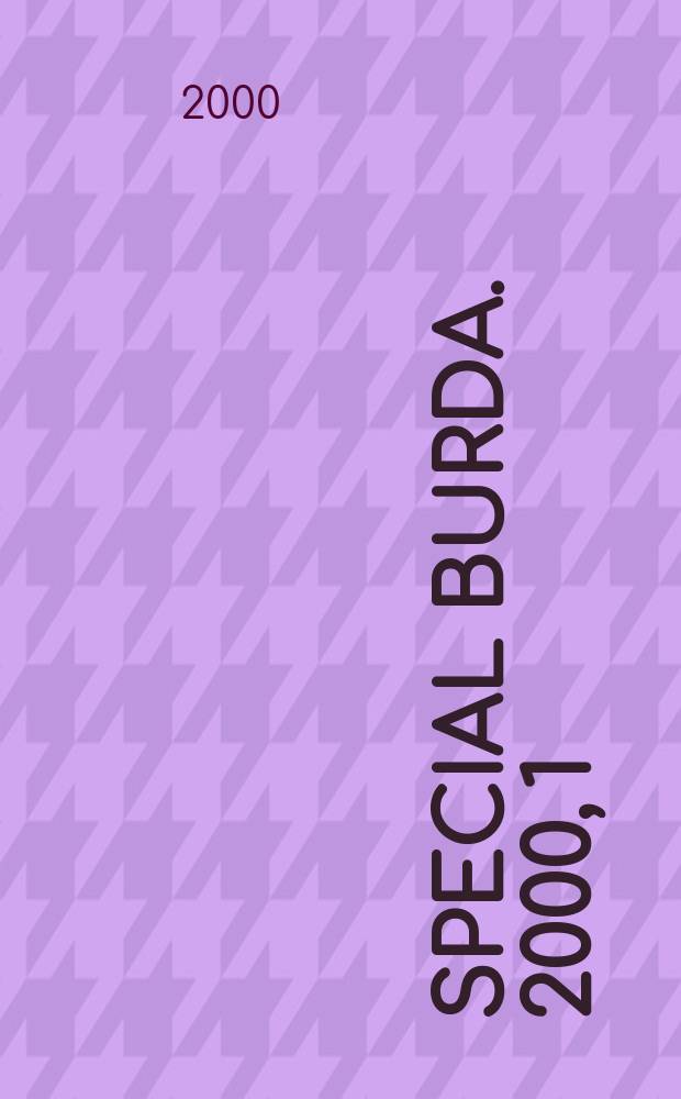 Special Burda. 2000, 1