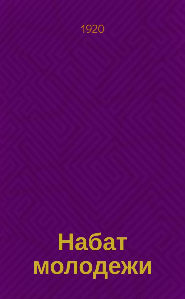 Набат молодежи : Орган Гомельск. губ. ком. РКСМ