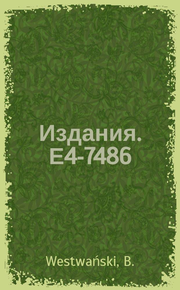 Издания. Е4-7486 : Perturbation theory for Hamiltonians of Anderson and Hubbard type
