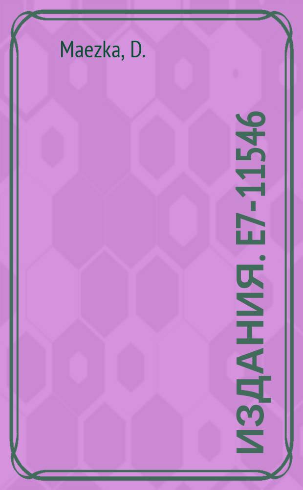 Издания. E7-11546 : Investigation of the penning phenomenon in magnetron ion source plasma
