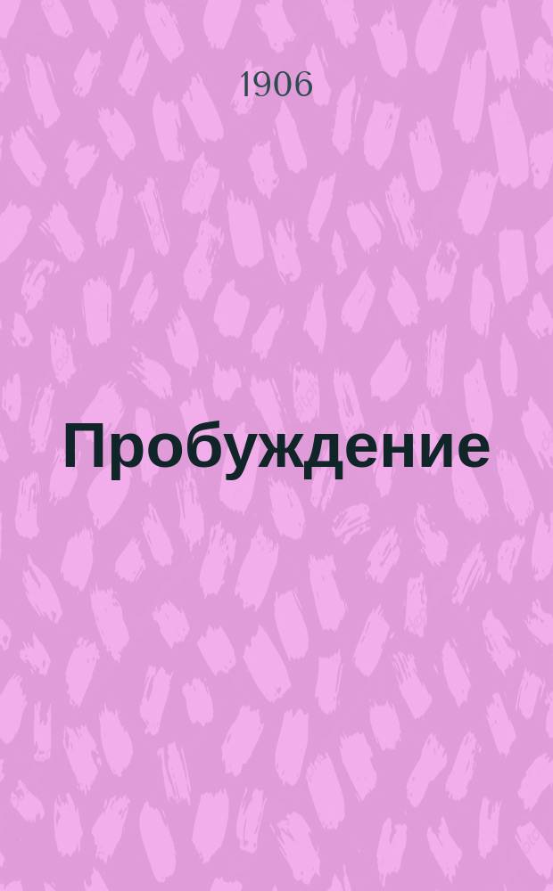 Пробуждение : Журн. изящных искусств и литературы. Г. 1 1906, № 12