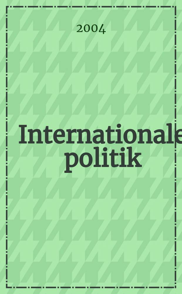 Internationale politik : Анализы, эссе, точки зрения. 2004, № 3 : Что может НАТО?