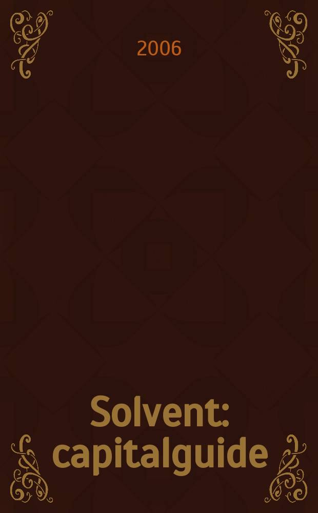 Solvent : capitalguide : smart magazine for millionaires lifestyle