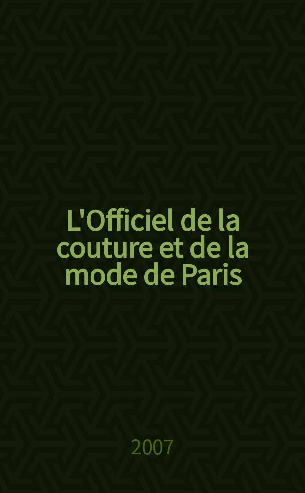 L'Officiel de la couture et de la mode de Paris : Журн. париж. кутюрье Рус. изд. 2007, дек./2008, янв. (93)