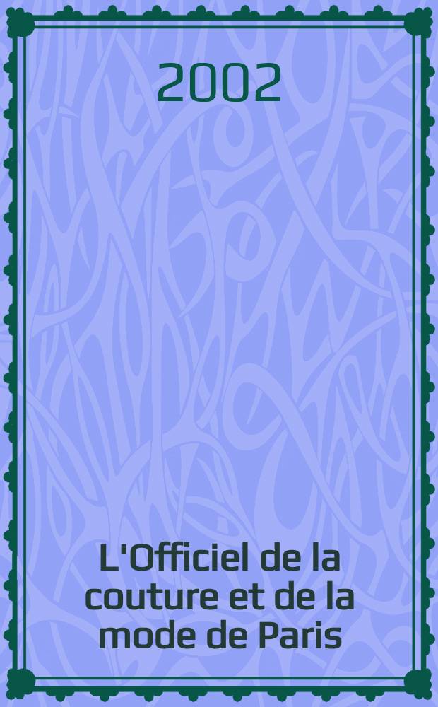 L'Officiel de la couture et de la mode de Paris : Журн. париж. кутюрье Рус. изд. № 39