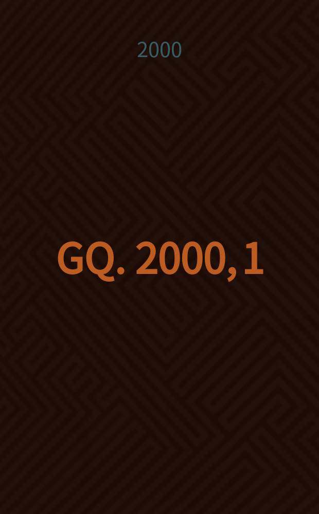 GQ. 2000, 1