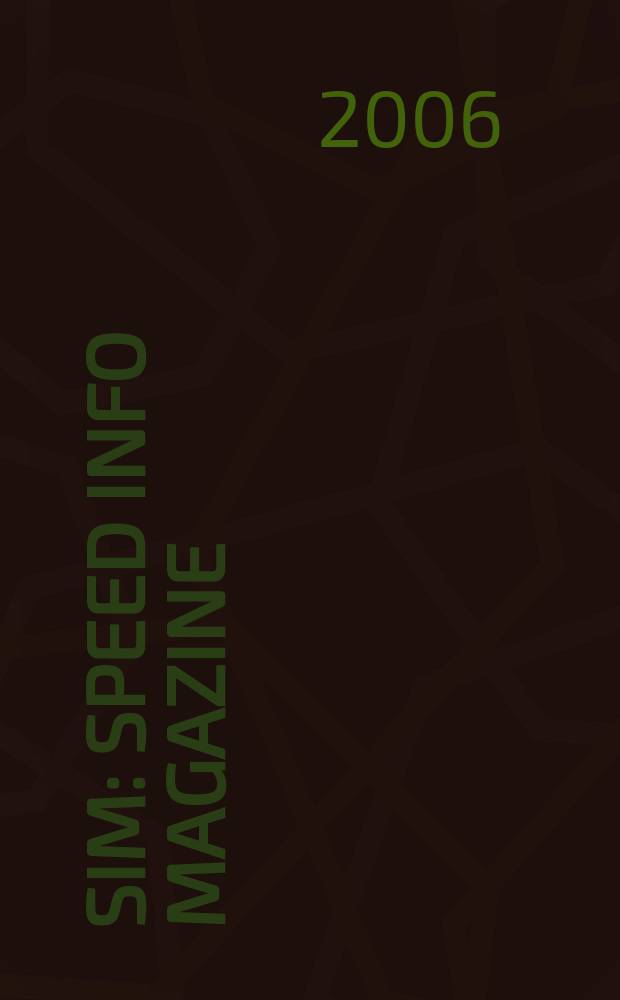 SIM : speed info magazine : научно-популярный журнал