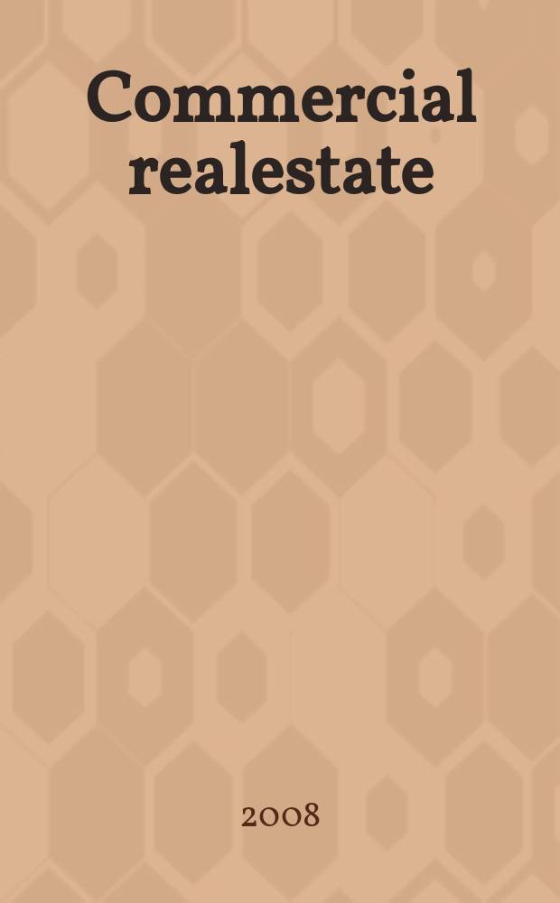 Commercial realestate = Коммерческая недвижимость : приложение