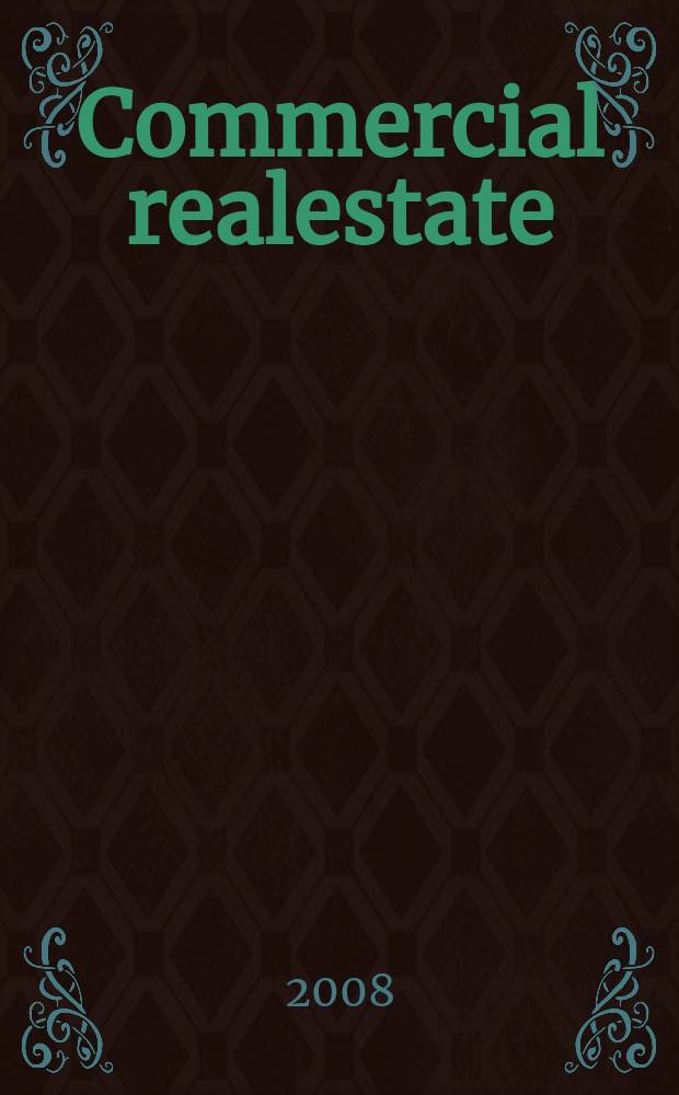 Commercial realestate : приложение. 2008, 10 : Офисный интерьер