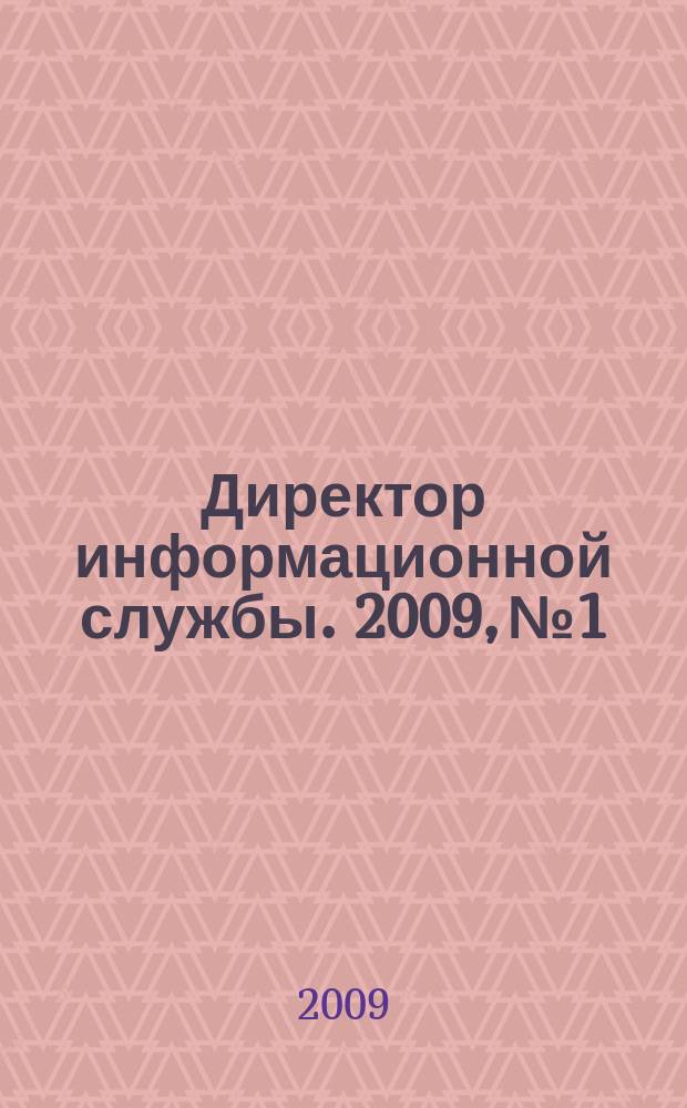 Директор информационной службы. 2009, № 1