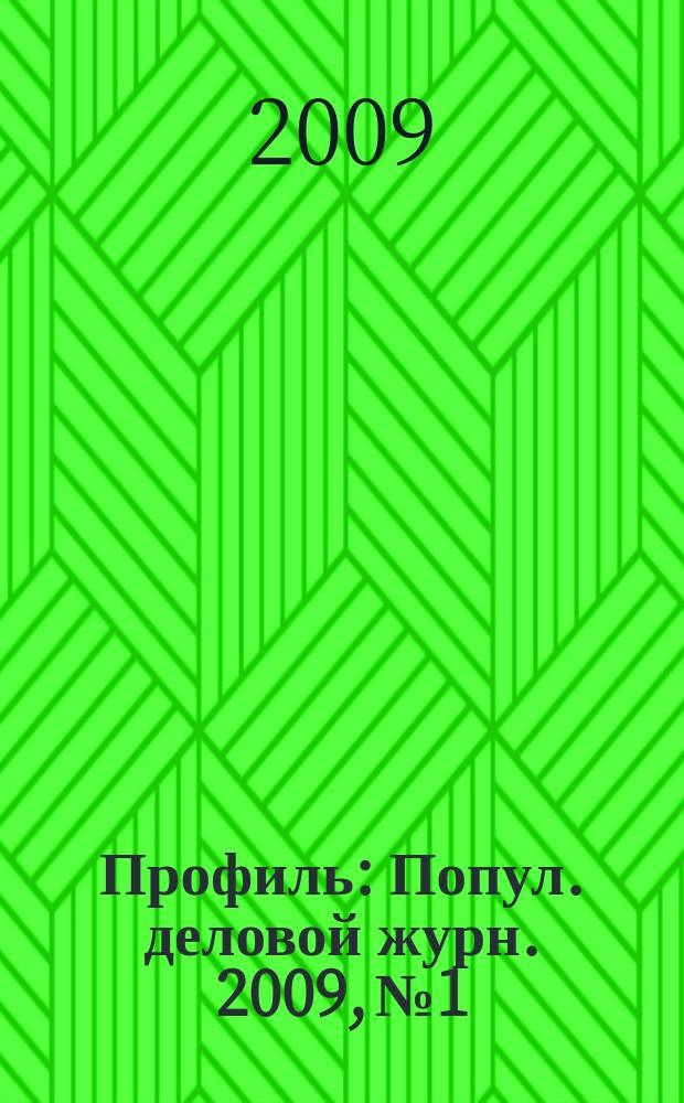 Профиль : Попул. деловой журн. 2009, № 1