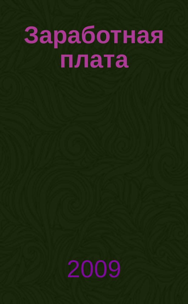 Заработная плата : Расчеты. Учет. Налоги Ежемес. журн. 2009, № 7 (102)