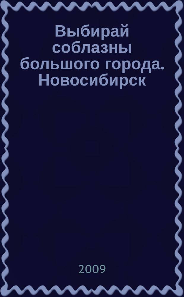 Выбирай соблазны большого города. Новосибирск : рекламно-информационный журнал. 2009, № 12 (76)