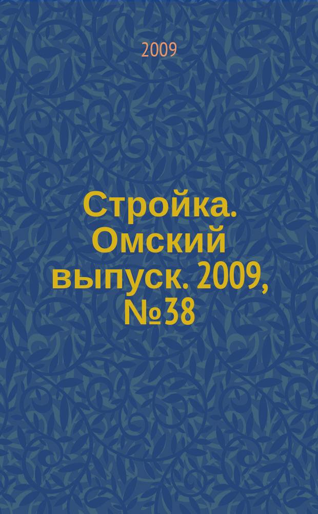 Стройка. Омский выпуск. 2009, № 38 (230)
