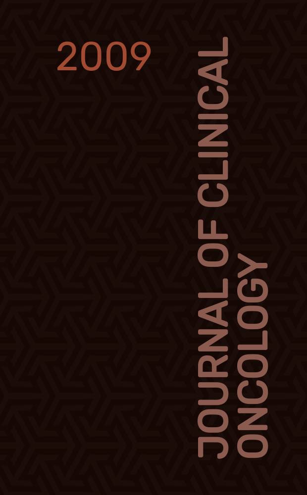 Journal of clinical oncology : официальный перевод избранных статей из Journal of clinical oncology публикация Американского общества клинической онкологии. Т. 3, № 2