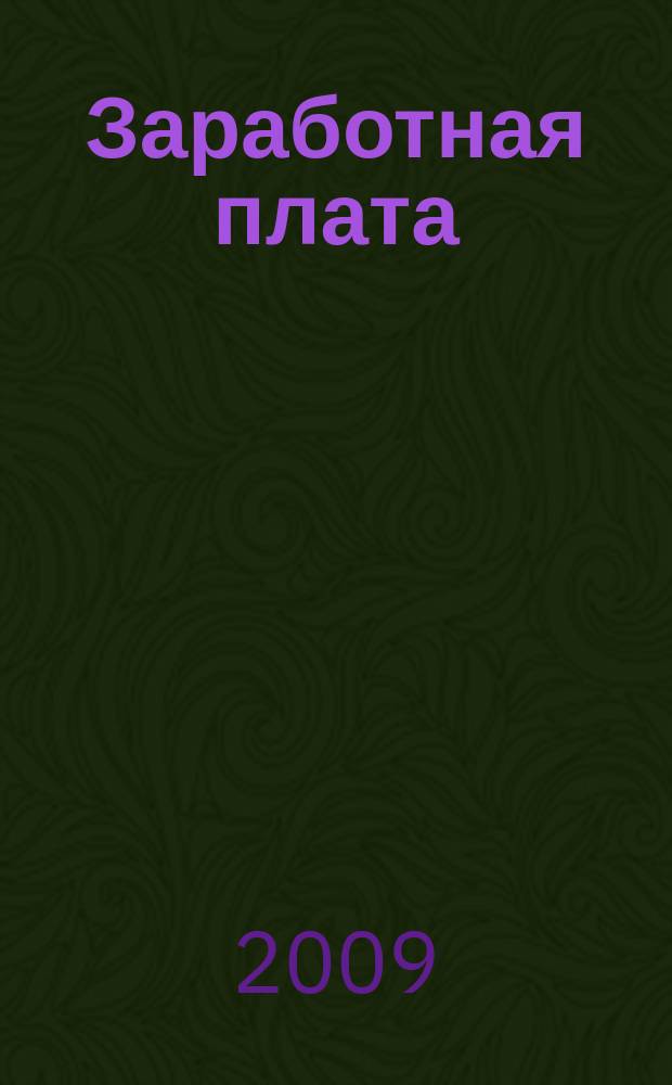 Заработная плата : Расчеты. Учет. Налоги Ежемес. журн. 2009, № 12 (107)
