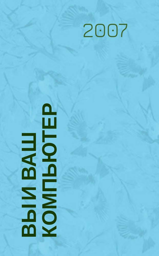 Вы и ваш компьютер : Ежемес. попул. журн. для пользователей ПК. 2007, № 12 (132)