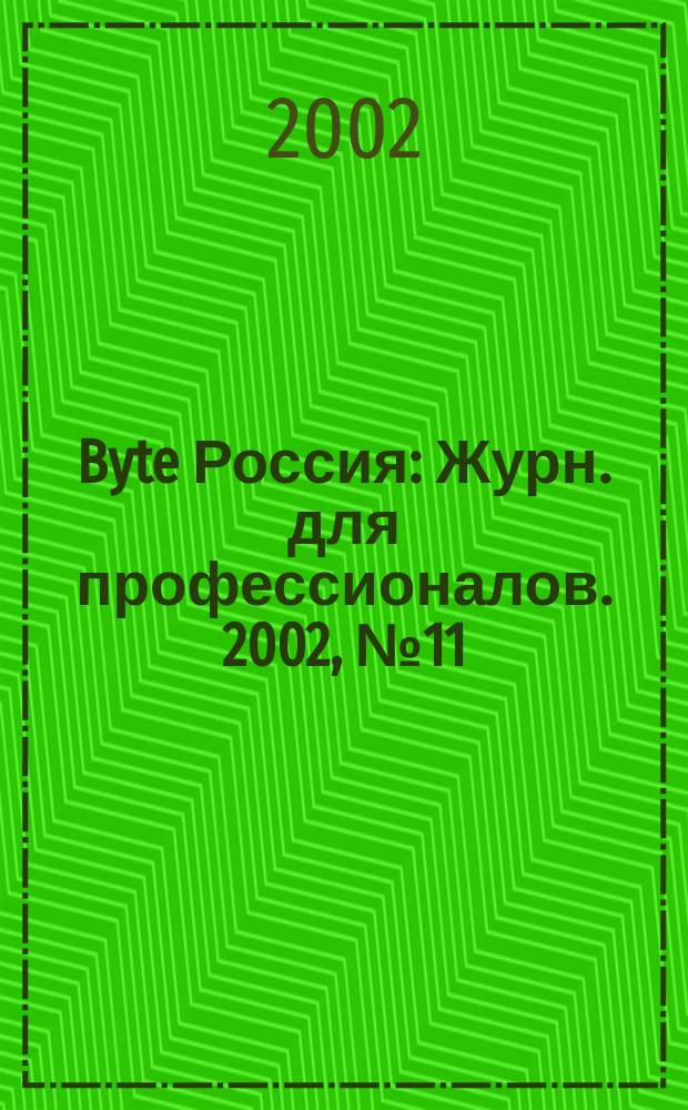 Byte Россия : Журн. для профессионалов. 2002, № 11 (51)