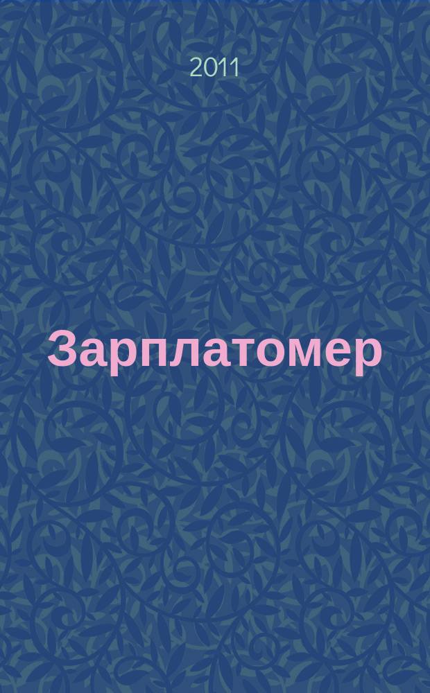Зарплатомер : ежемесячный обзор заработных плат. 2011, № 11 (35)