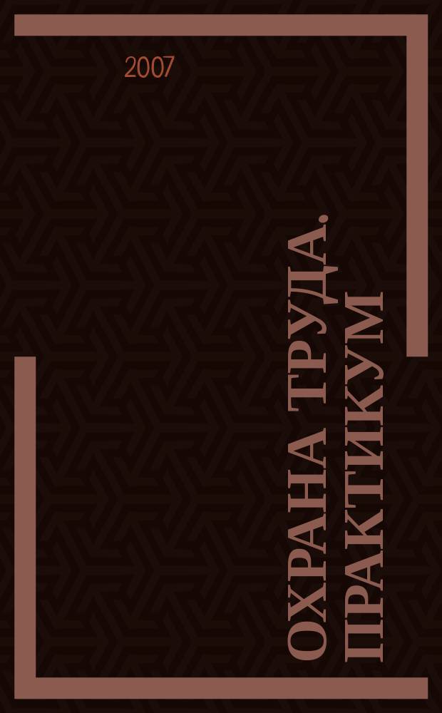 Охрана труда. Практикум : Анализ. несчаст. случаев на пр-ве Лекторий по прогр. обучения Прил. к журн. "Охрана труда и социальное страхование". 2007, № 12
