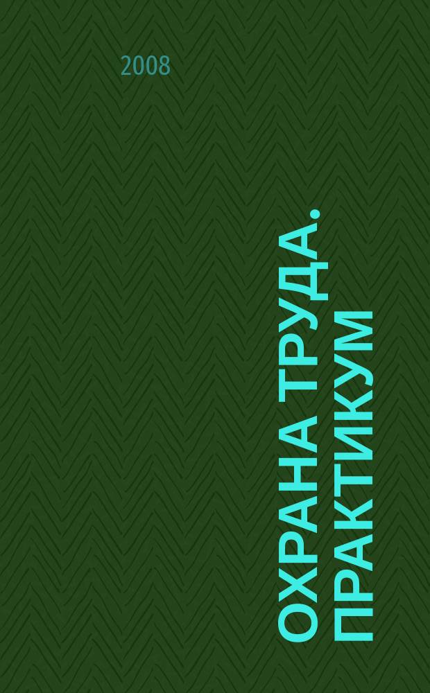 Охрана труда. Практикум : Анализ. несчаст. случаев на пр-ве Лекторий по прогр. обучения Прил. к журн. "Охрана труда и социальное страхование". 2008, № 6