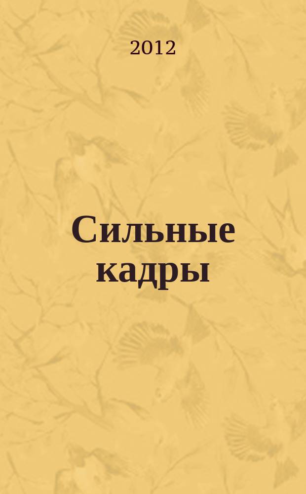 Сильные кадры : журнал для деловых, активных и целеустремленных. 2012, № 7 (52)