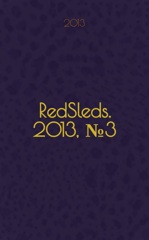 RedSleds. 2013, № 3 (63)
