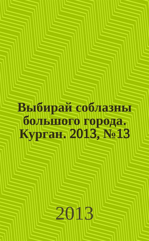Выбирай соблазны большого города. Курган. 2013, № 13 (19)
