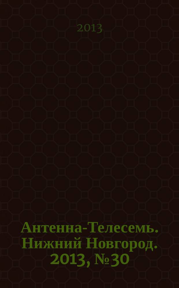 Антенна-Телесемь. Нижний Новгород. 2013, № 30