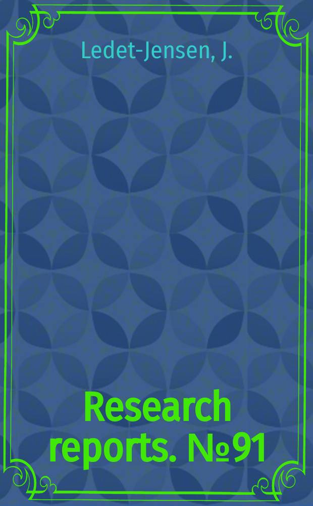 Research reports. №91 : Maximum likelihood estimation of the hyperbolic...