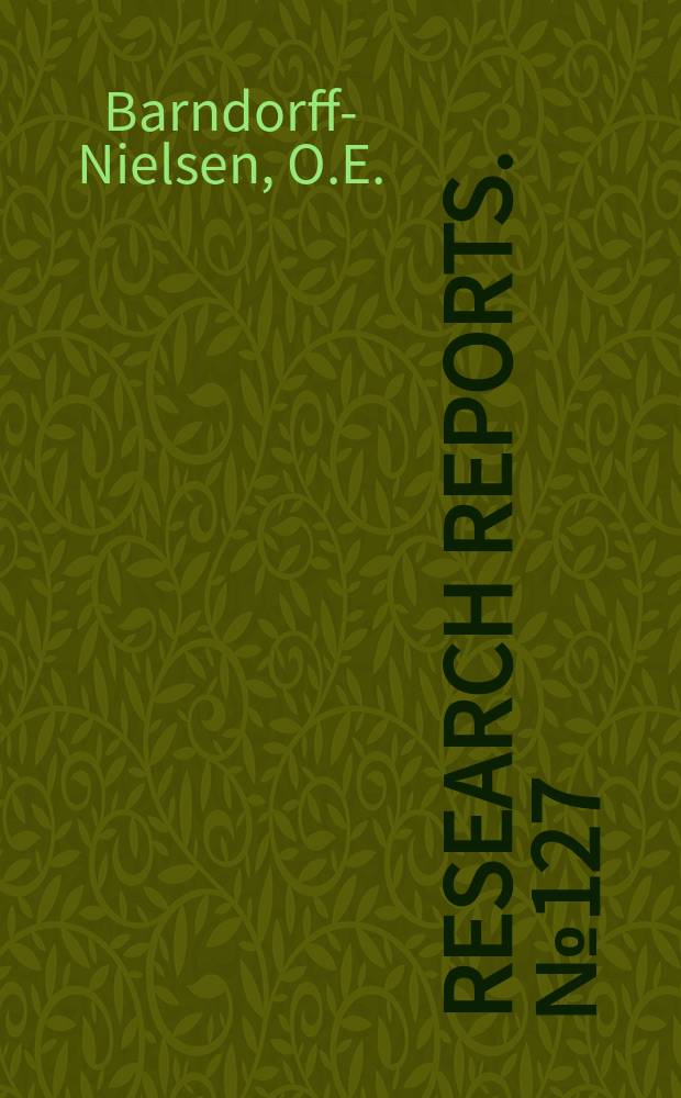 Research reports. №127 : Likelihood and observed geometries