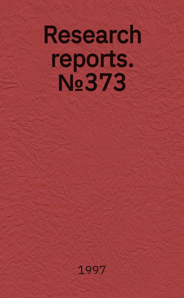 Research reports. №373 : Best bounds in Doob's maximal...