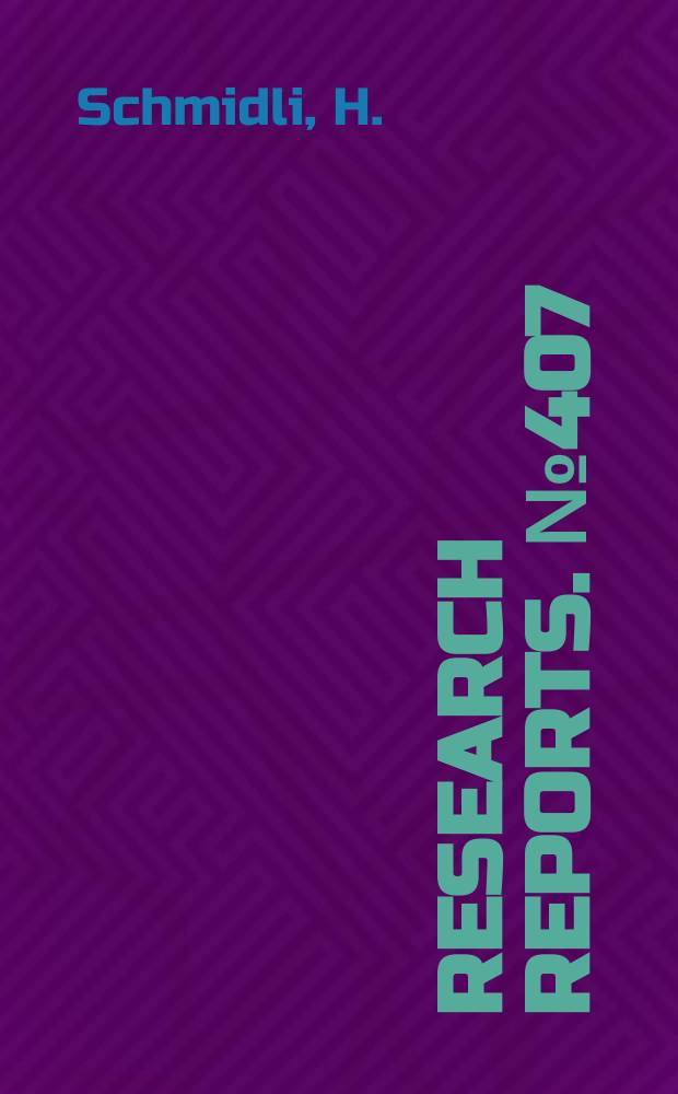 Research reports. №407 : Perturbed risk processes