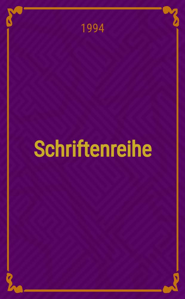 Schriftenreihe