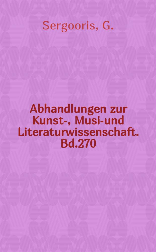 Abhandlungen zur Kunst-, Musik- und Literaturwissenschaft. Bd.270 : Peter Handke und die Sprache