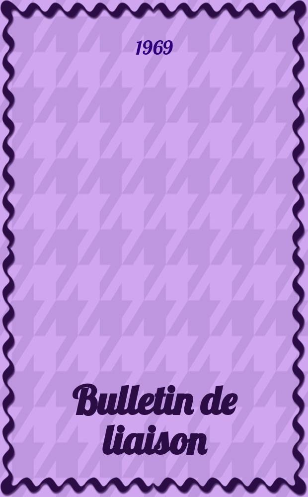 Bulletin de liaison