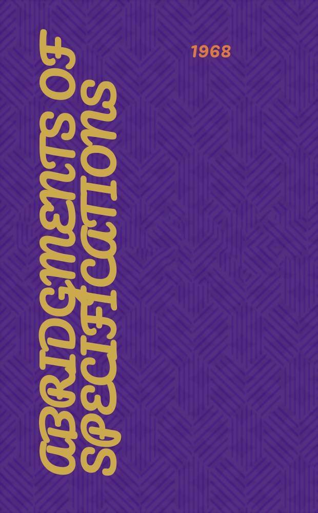 Abridgments of specifications : 1000001-1025000. I, №22
