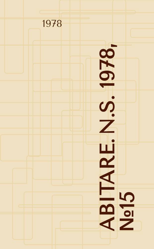 Abitare. N.S. 1978, №15(162)