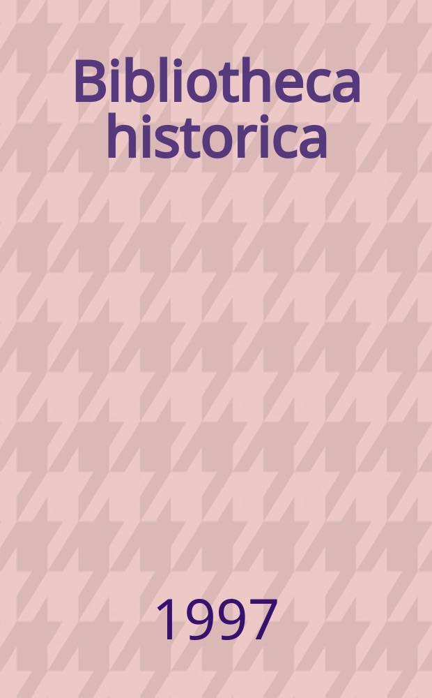 Bibliotheca historica : BH. 27 : Suomalaisten ulkomainen opinkäynti...