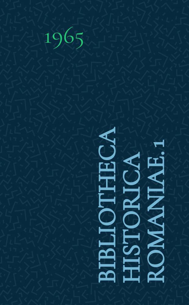 Bibliotheca historica Romaniae. 1 : La Désagrégation de la Monarchie austro-hongroise 1900-1918