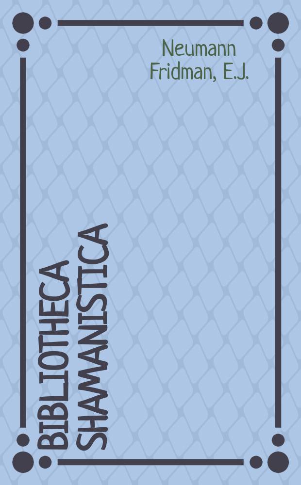 Bibliotheca shamanistica : A ser. of books on the advances in the studies of shamanism. Vol.12 : Sacred geography