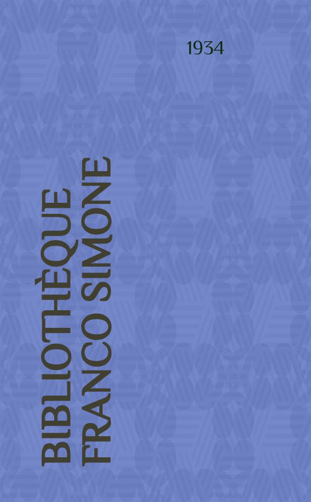 Bibliothèque Franco Simone