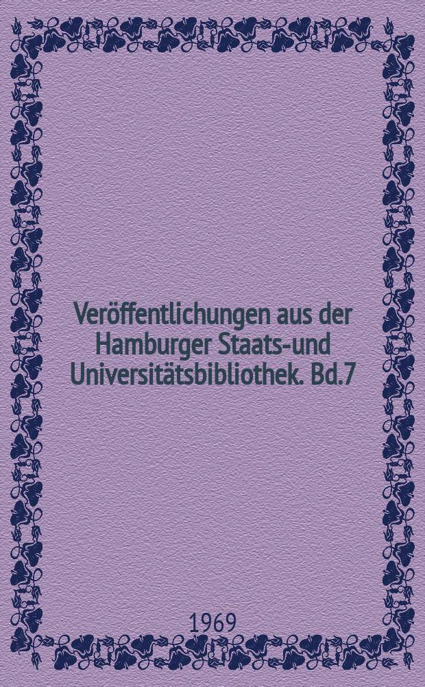 Ver&ouml;ffentlichungen aus der Hamburger Staats-und Universit&auml;tsbibliothek. Bd.7 : Cr&uuml;ndungsdokumente des Bundes der Kommunisten (Juni bis September 1847)
