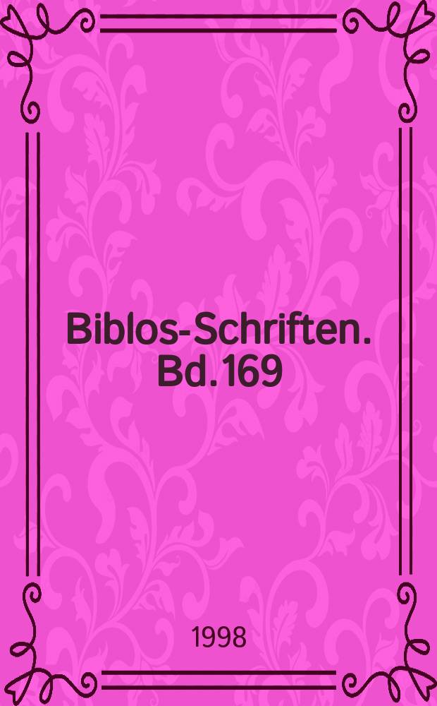 Biblos-Schriften. Bd.169 : Das Ufa-Plakat