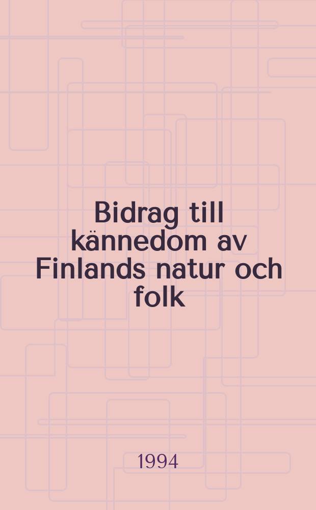 Bidrag till kännedom av Finlands natur och folk : Utgifna af Finska vetenskaps-soc : Vårdö