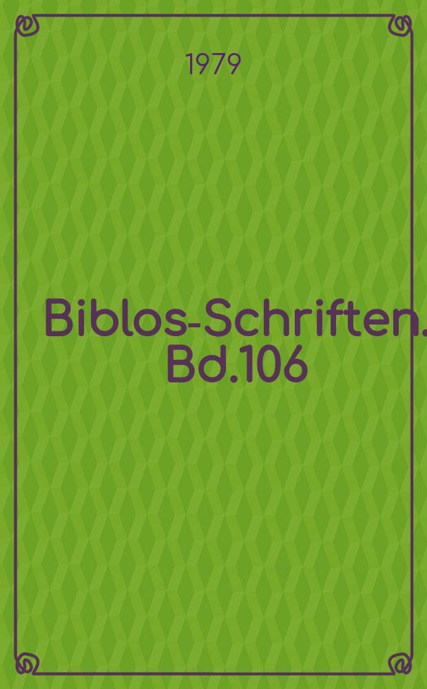Biblos-Schriften. Bd.106 : Europäische Kinderbücher vom 15. bis zum 19. Jahrhundert