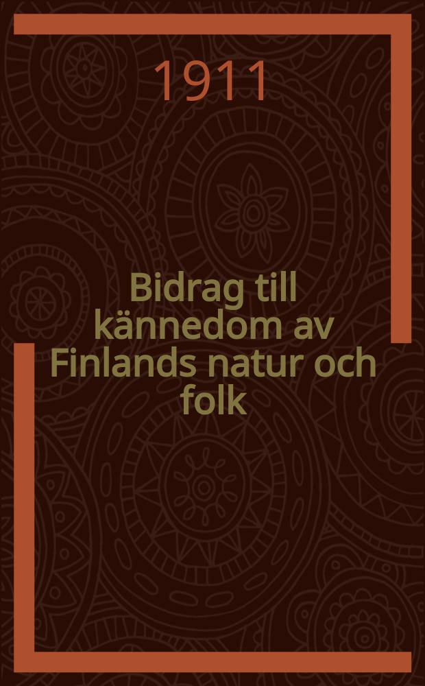 Bidrag till kännedom av Finlands natur och folk : Utgifna af Finska vetenskaps-soc. H.70, №2 : Johan Haartmans verksamhet vid Universitetet i Äbo under ären 1754-1787